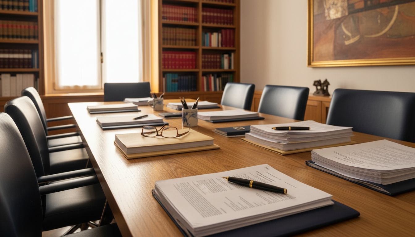 Abogado especialista analizando estrategias de defensa contra embargo